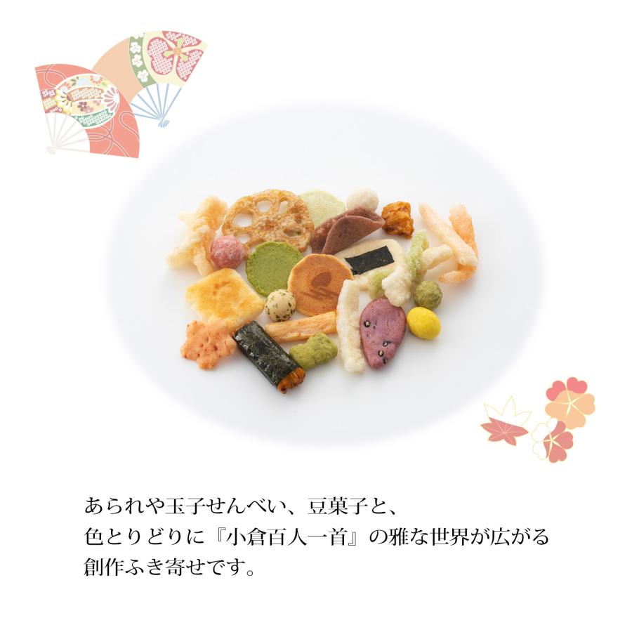 OGURASANSOU Kyo no Fukiyose: Koishikaruramu Rice Cracker Assortment