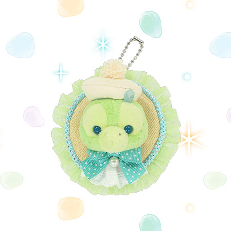 DISNEY Duffy & Friends Find Your Beautiful Blues Badge Clip Keychain