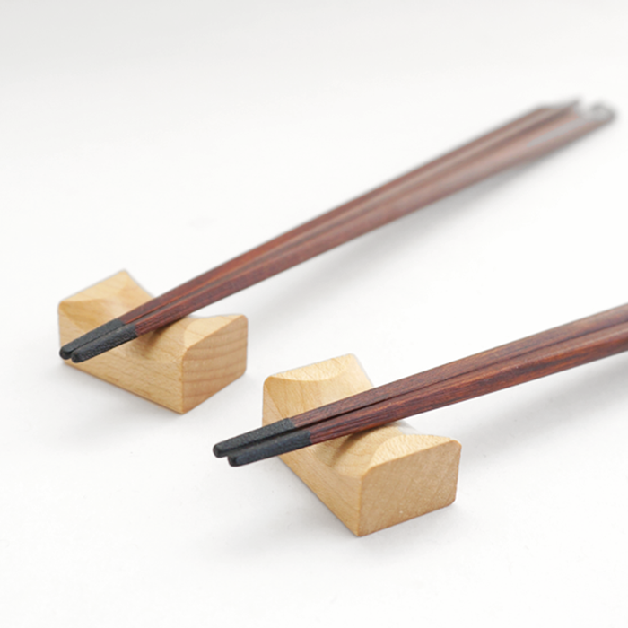 HYOZAEMON Hokusai Sakura Wood Couples' Chopsticks Set In Paulownia Box