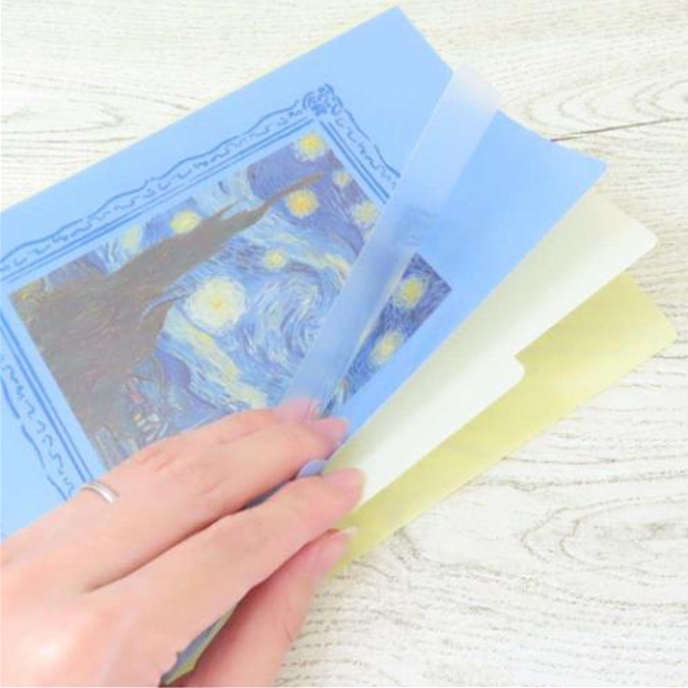 GREEN FLASH Daily Museum Vincent Van Gogh A5 3-Pocket Folder