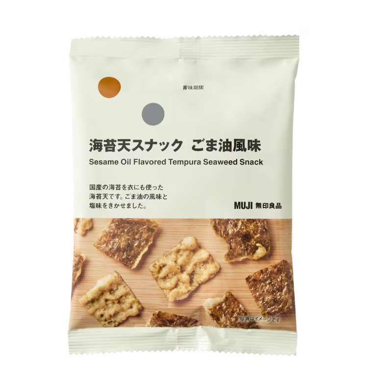 MUJI Sesame Oil Flavoured Tempura Seaweed Snack