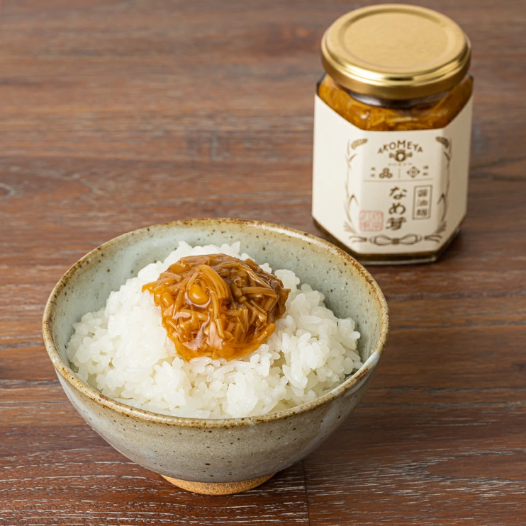 AKOMEYA TOKYO Shoyu Koji Nametake – Enoki Mushrooms in Soy Sauce & Rice Malt