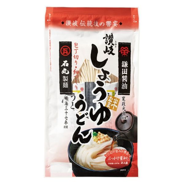 ISHIMARU Semi-Fresh Sanuki Udon Noodles with Kamada Bukkake Soy Sauce