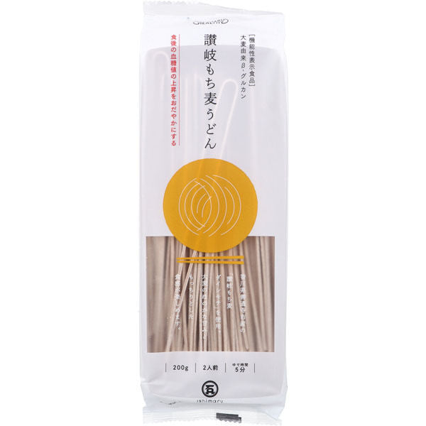 ISHIMARU Sanuki Mochi Barley Udon Noodles