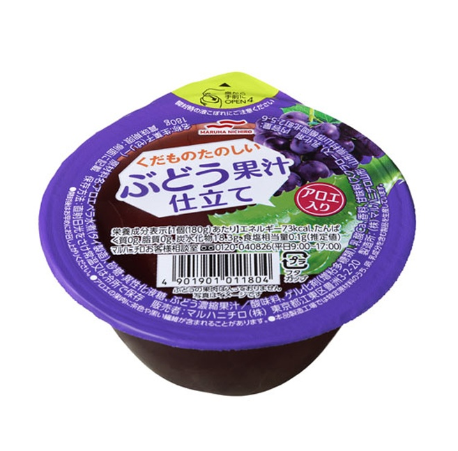 UMIOS Fruit Delight Grape Juice & Aloe Jelly