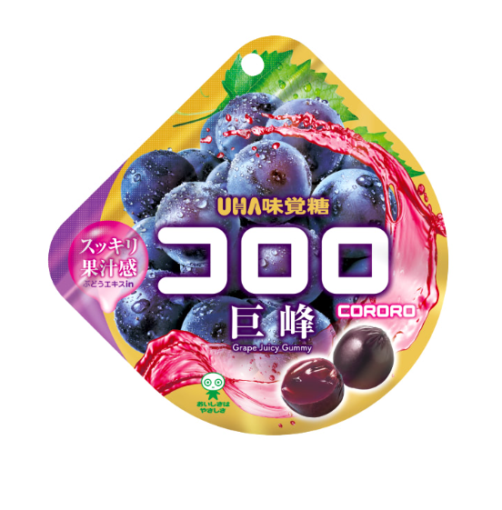 UHA MIKAKUTO Kororo Kyoho Grape Gummy Candy