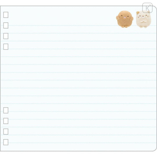 SAN-X Square Notebook Sumikko Gurashi Photo Series Blue